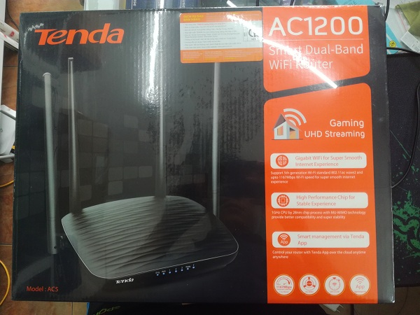 Model Wifi Tenda AC5 AC1200